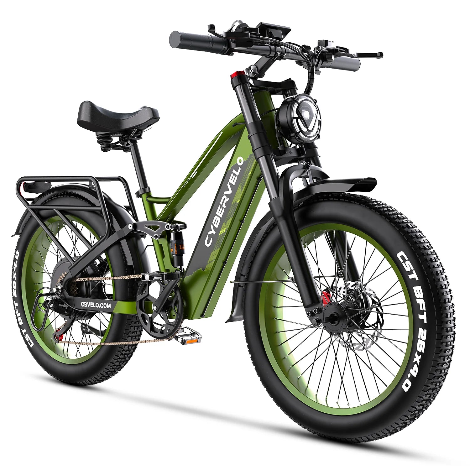 CYBERVELO EK9 5000W 7-Speed Fat Tire Mountain E-Bike